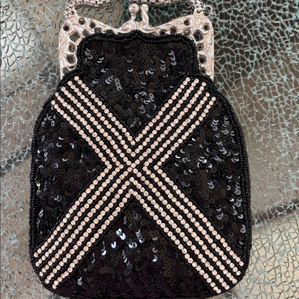 Iconic by UV Vintage Hand Beaded Flapper Purse NWT - Picture 4 of 9